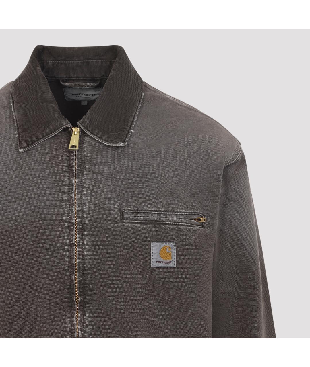 CARHARTT WIP Серая хлопковая куртка, фото 4