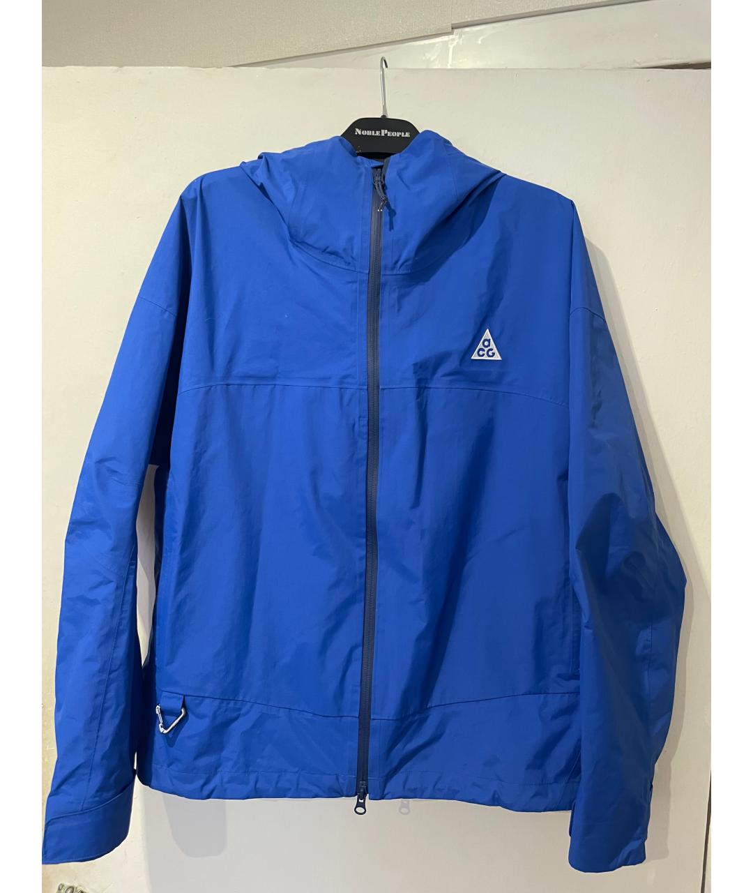 NIKE ACG Синяя полиамидовая спортивная куртка, фото 6