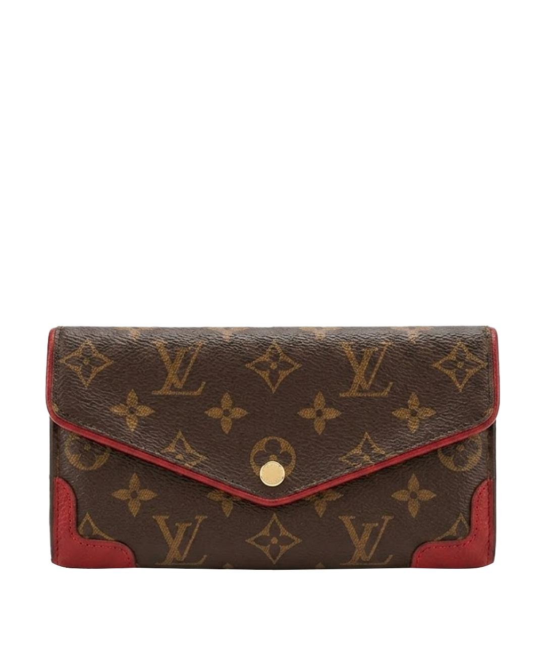 LOUIS VUITTON Коричневый кошелек, фото 1