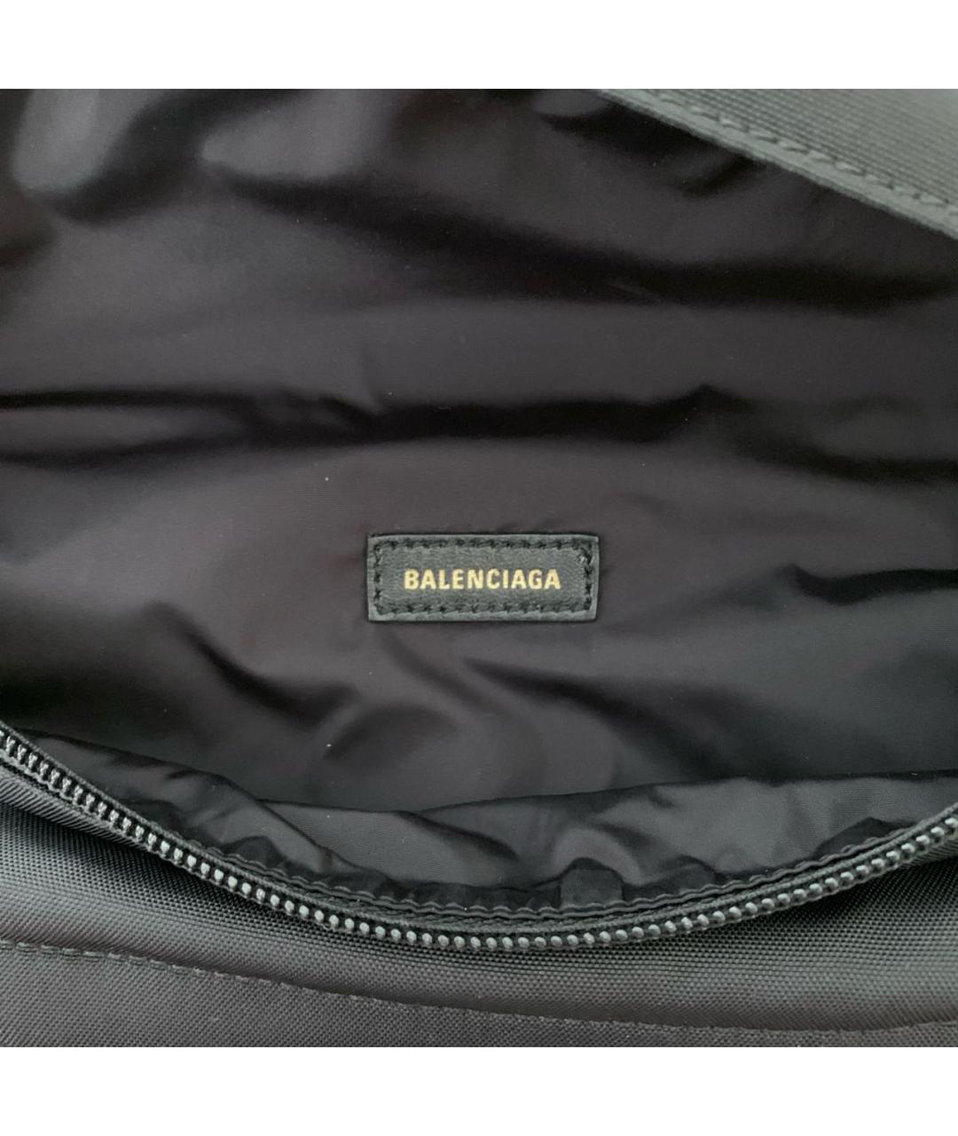 BALENCIAGA Черная поясная сумка, фото 4
