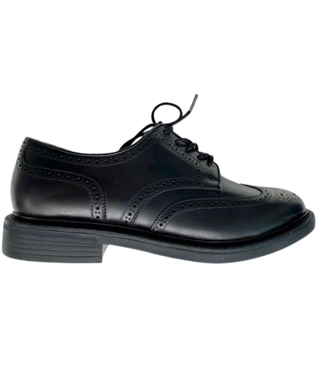 POLO RALPH LAUREN Черные кожаные туфли, фото 8
