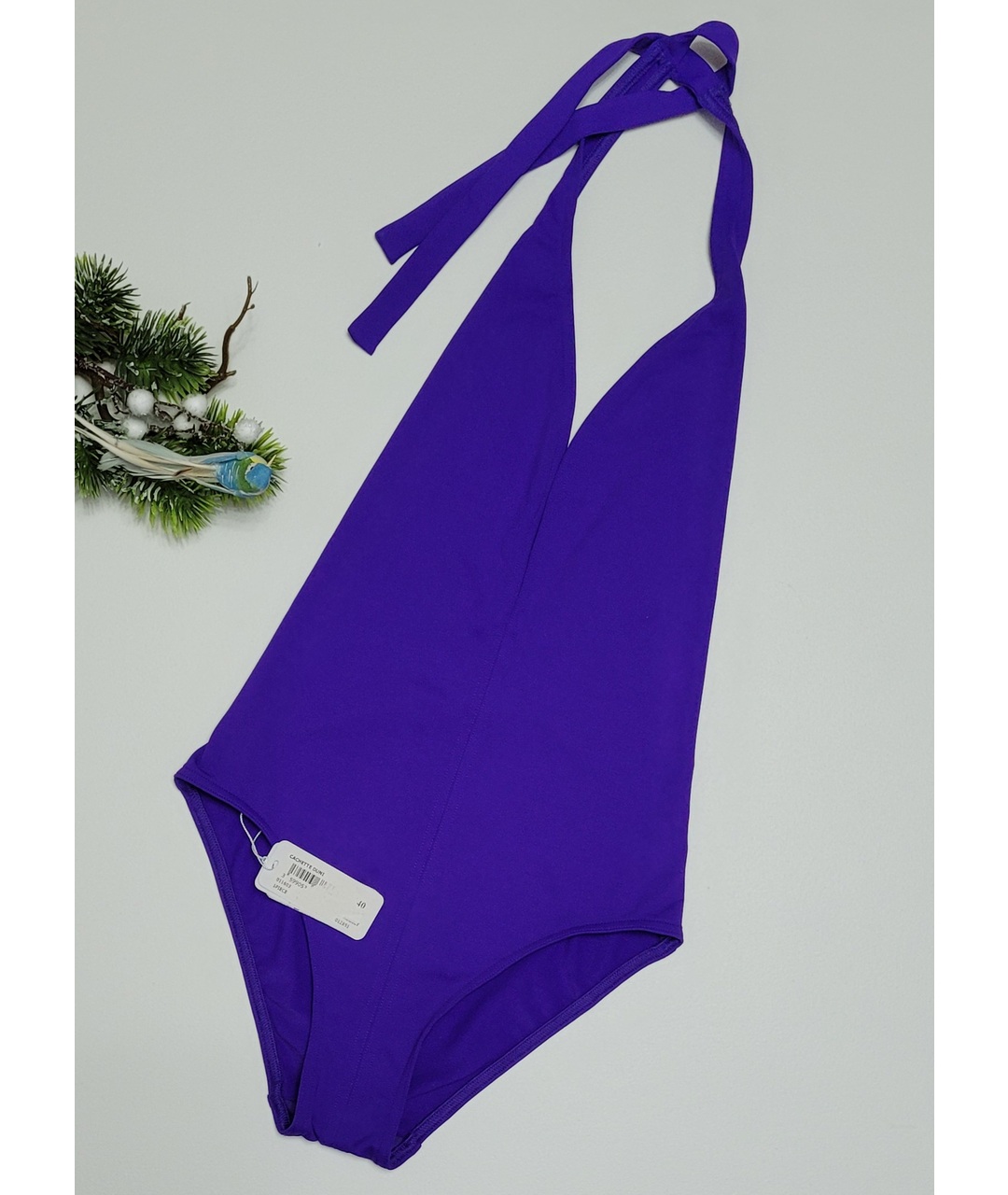 ERES Фиолетовый полиэстеровый купальник, фото 3