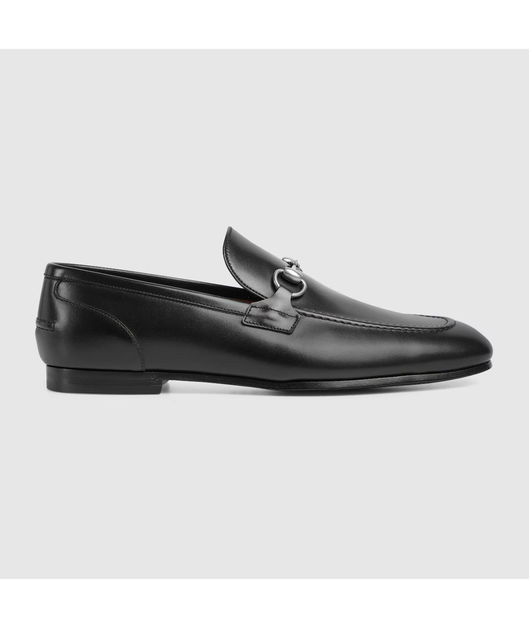 GUCCI Черные кожаные лоферы, фото 7
