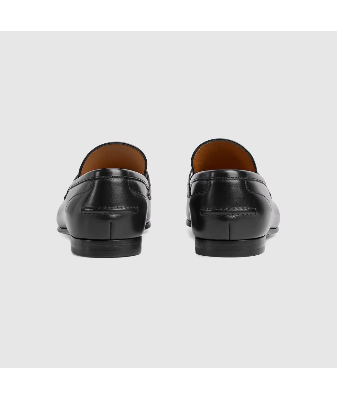 GUCCI Черные кожаные лоферы, фото 4