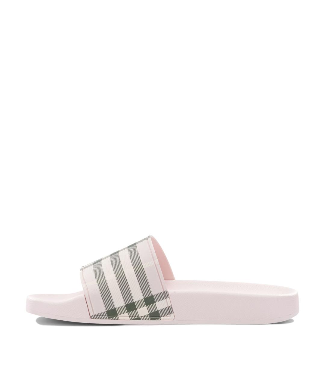 BURBERRY Мульти резиновые шлепанцы, фото 3