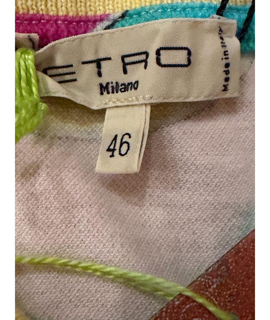 ETRO Мульти хлопковая футболка, фото 3