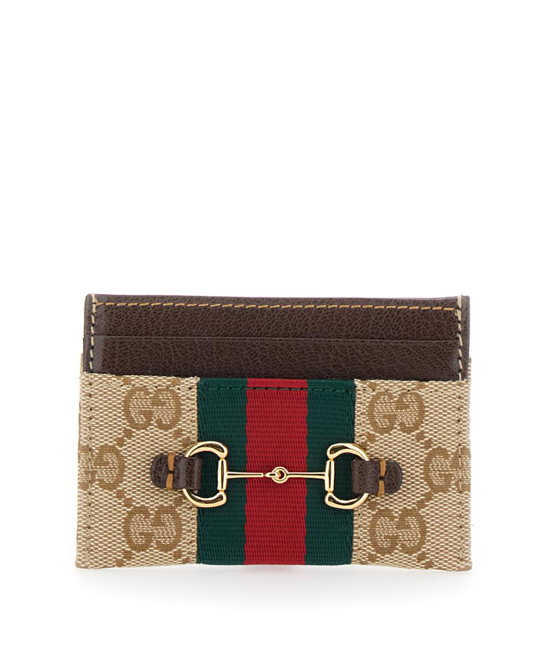 GUCCI Бежевый кардхолдер, фото 1