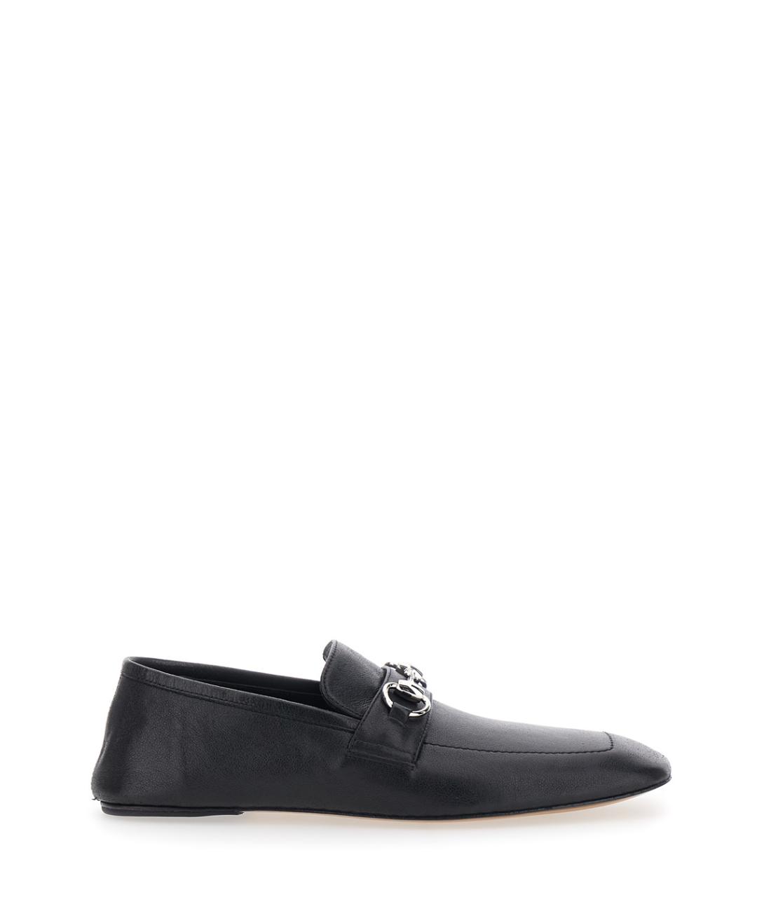 GUCCI Черные лоферы, фото 1