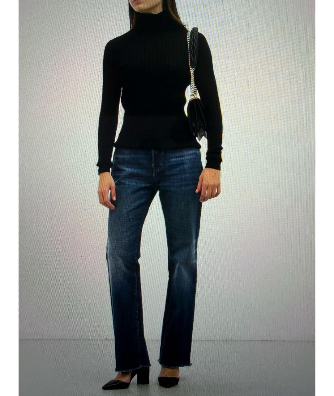 SAINT LAURENT Синие хлопковые джинсы слим, фото 8