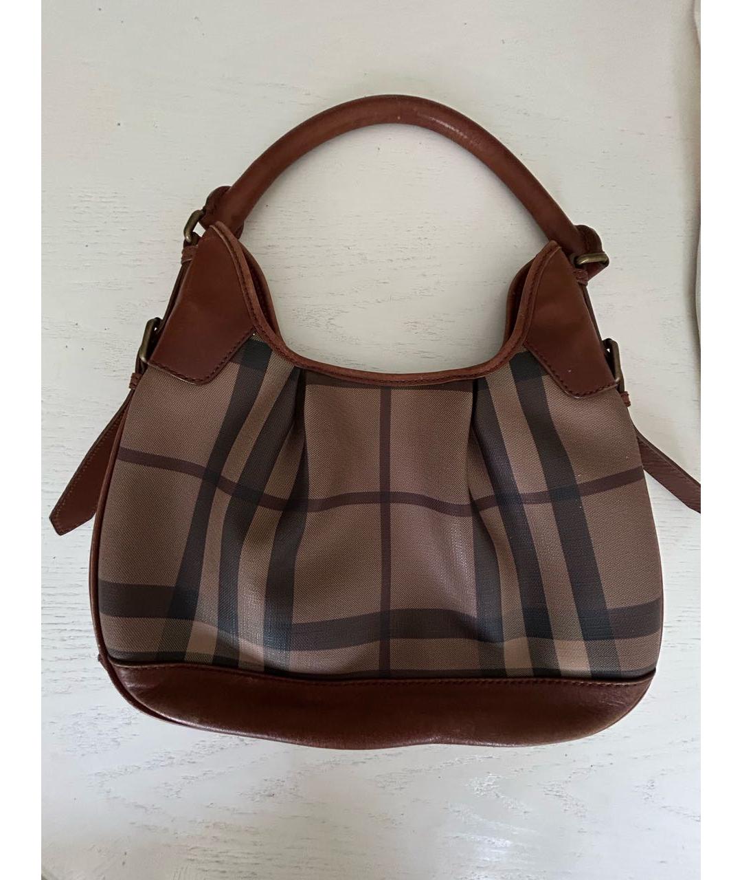 BURBERRY Коричневая сумка через плечо, фото 5