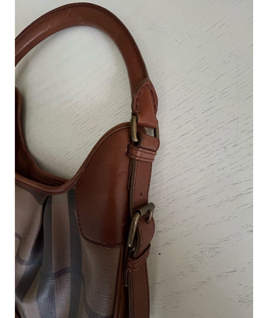 BURBERRY Коричневая сумка через плечо, фото 2