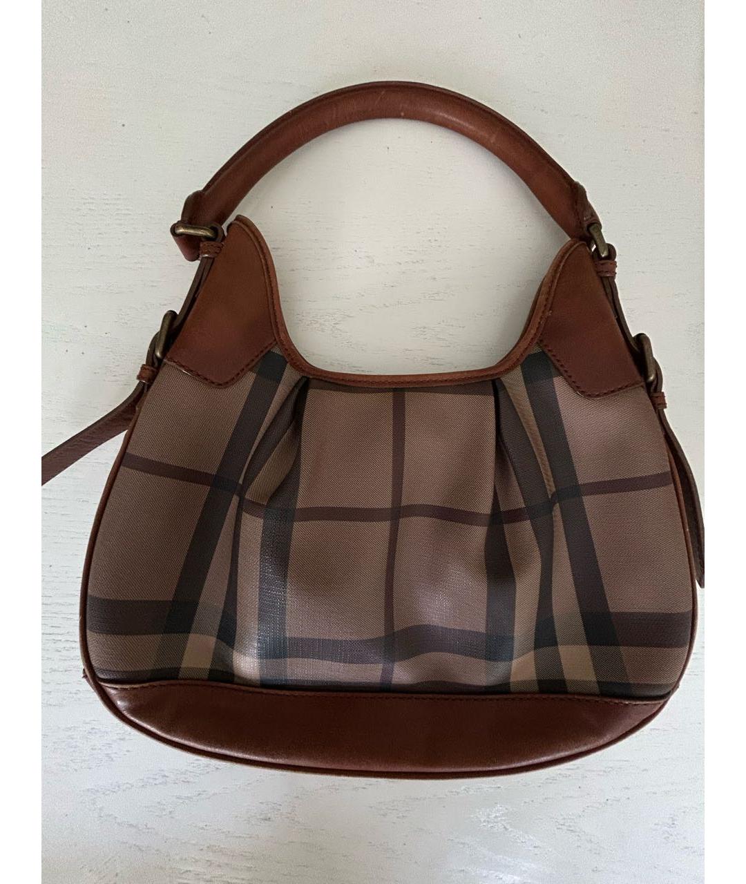 BURBERRY Коричневая сумка через плечо, фото 3