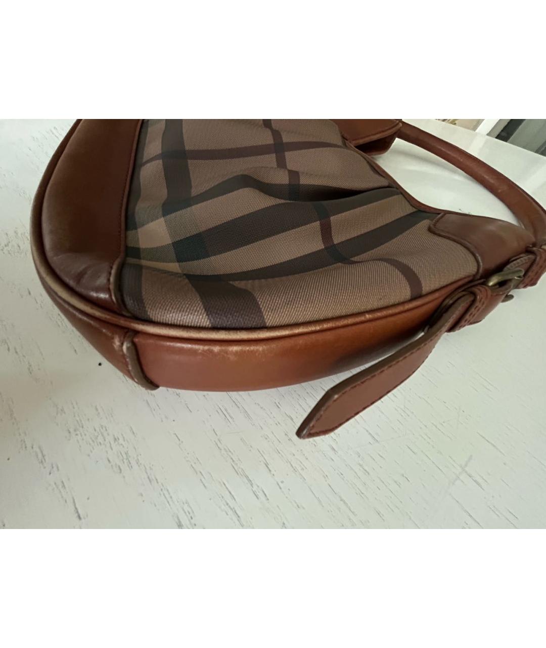 BURBERRY Коричневая сумка через плечо, фото 4