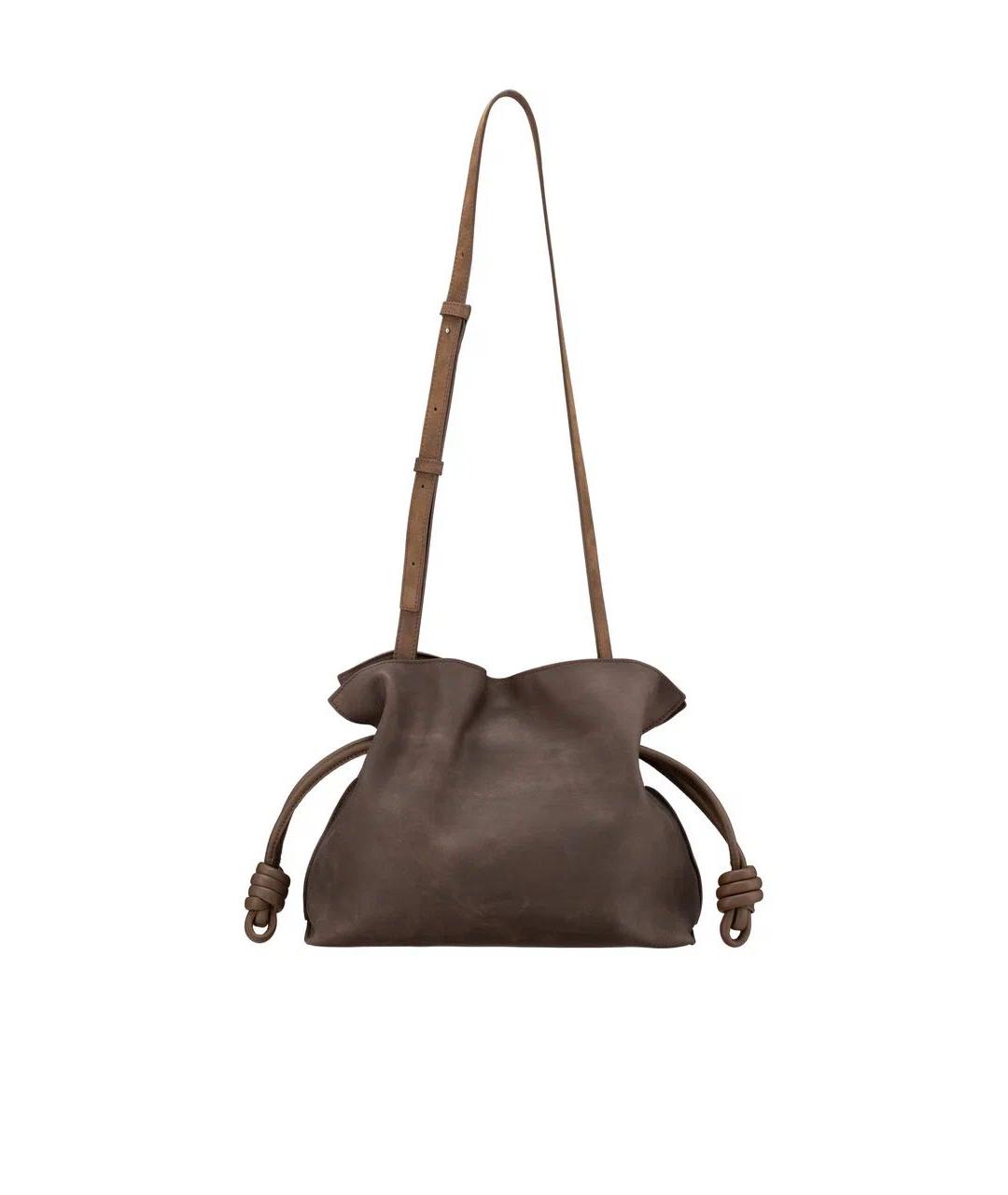 LOEWE Зеленая кожаная сумка через плечо, фото 3