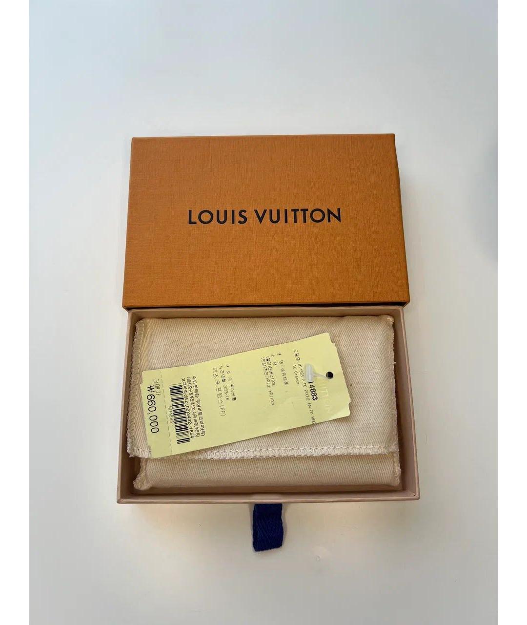 LOUIS VUITTON Оранжевый кошелек, фото 4