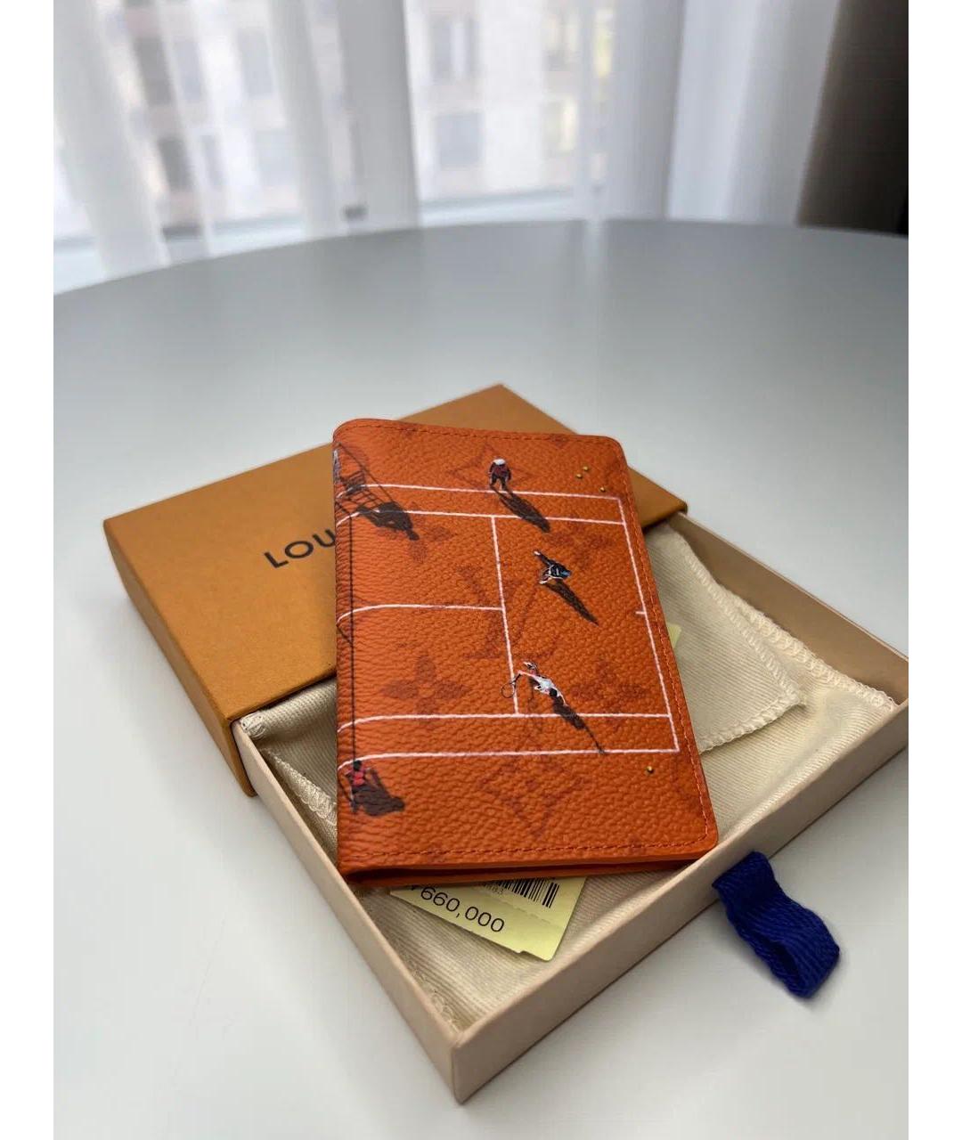 LOUIS VUITTON Оранжевый кошелек, фото 3