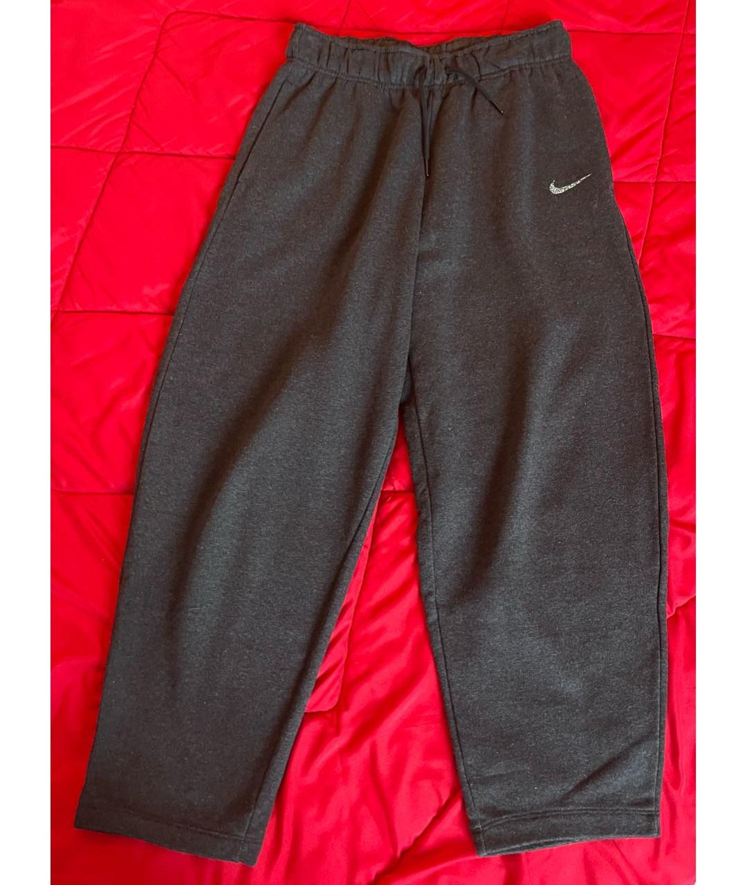 NIKE Антрацитовый хлопковый спортивные костюмы, фото 9