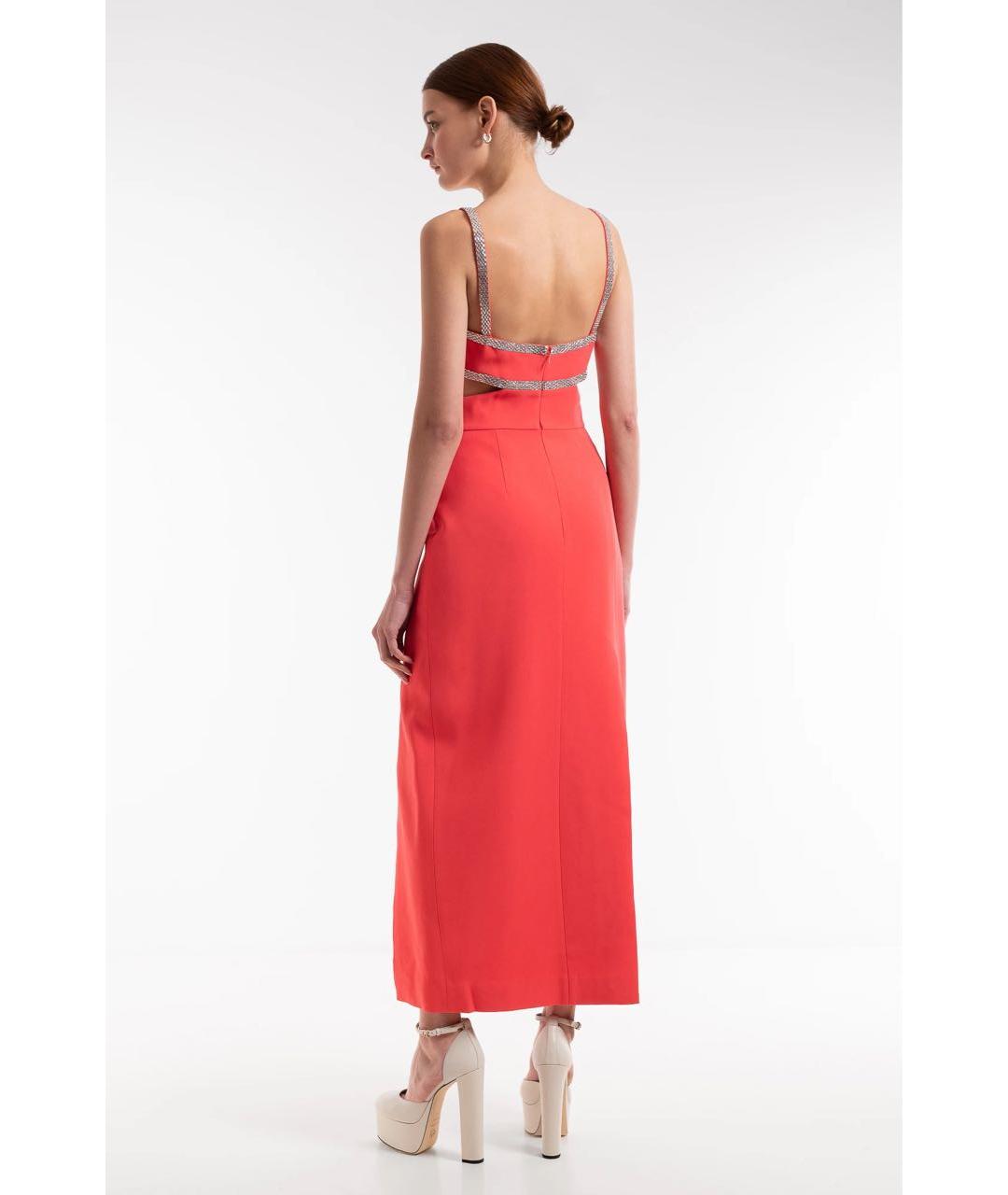ELIE SAAB Коралловое шелковое вечернее платье, фото 2