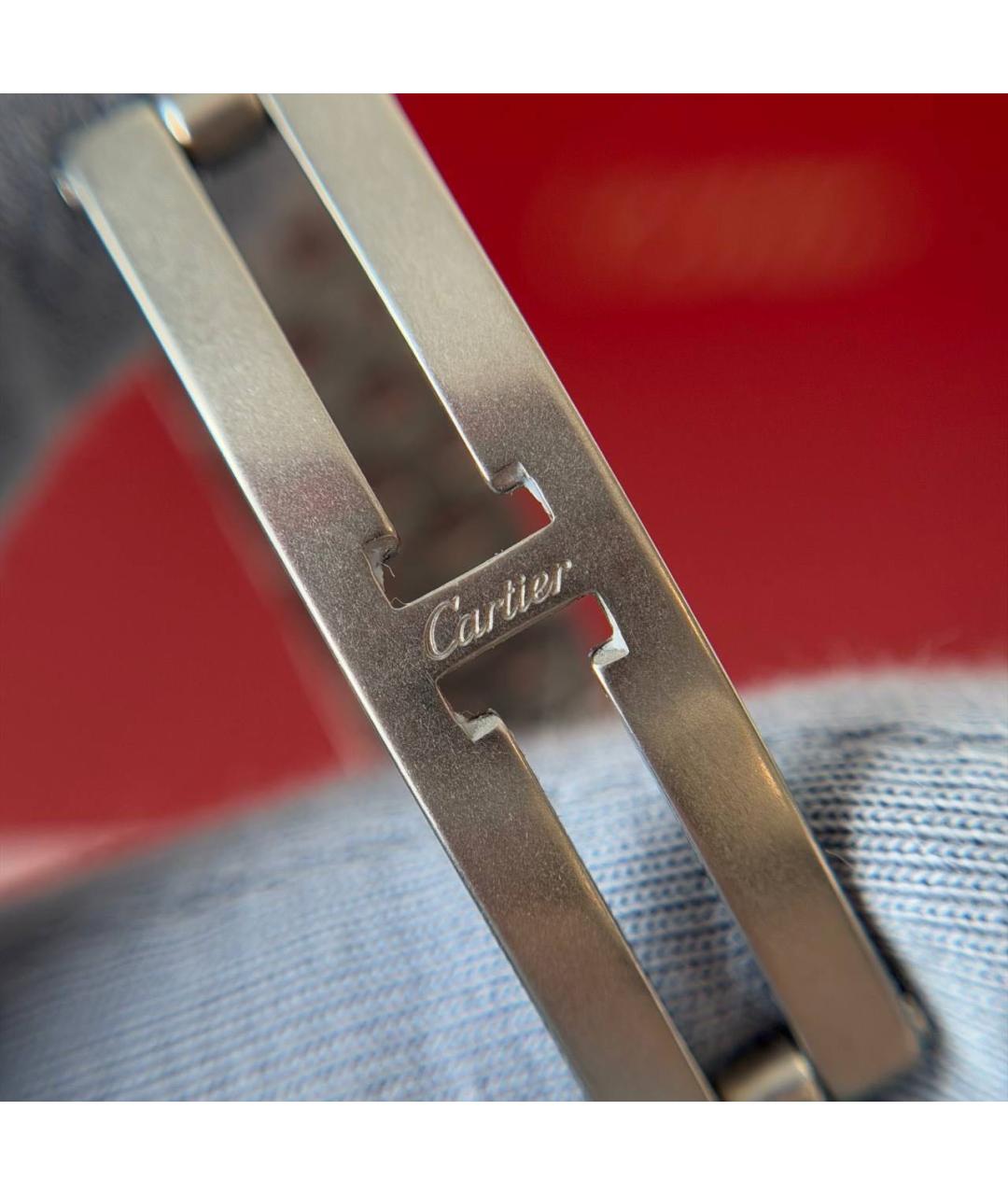 CARTIER Серебряные часы, фото 4