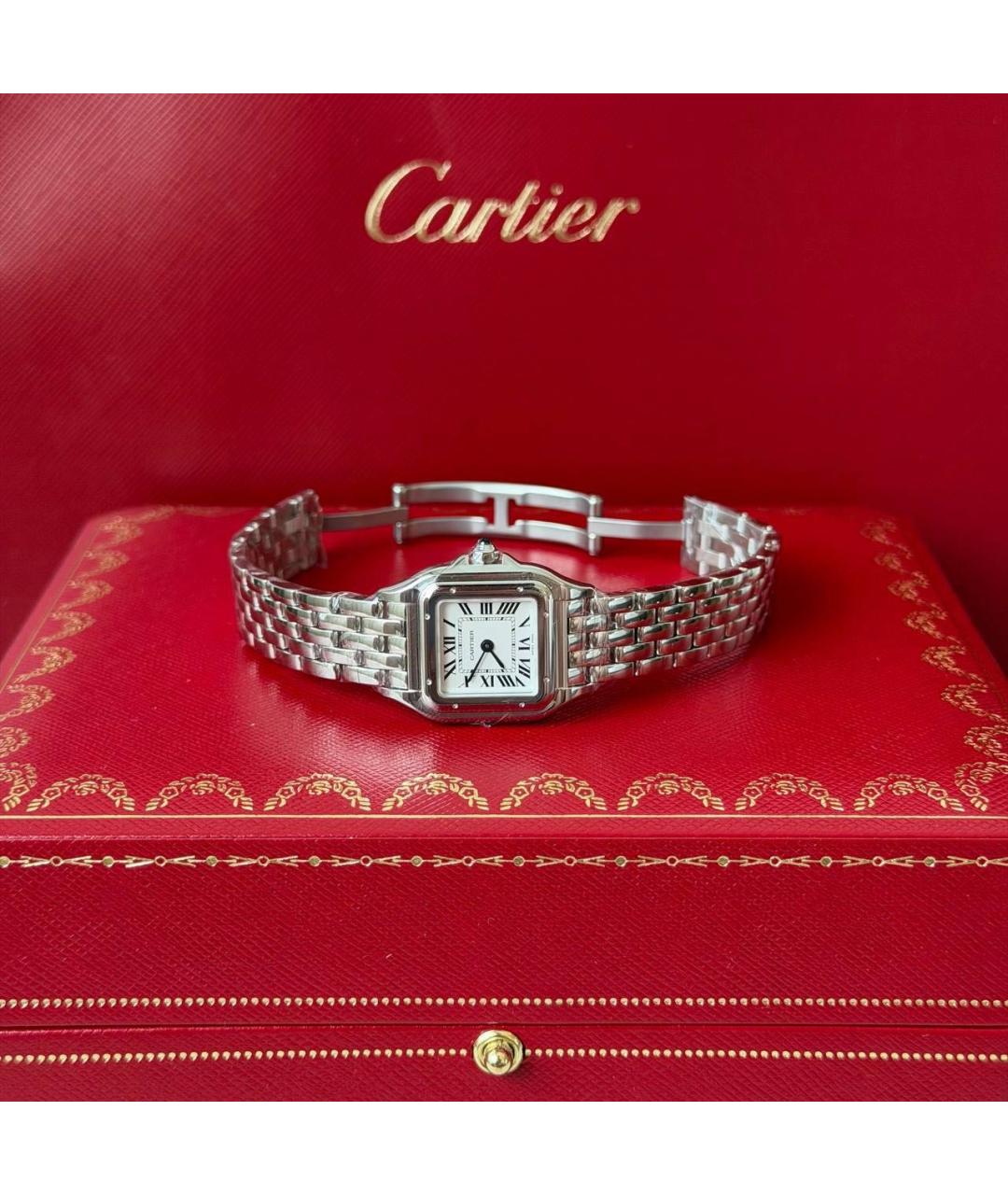 CARTIER Серебряные часы, фото 3