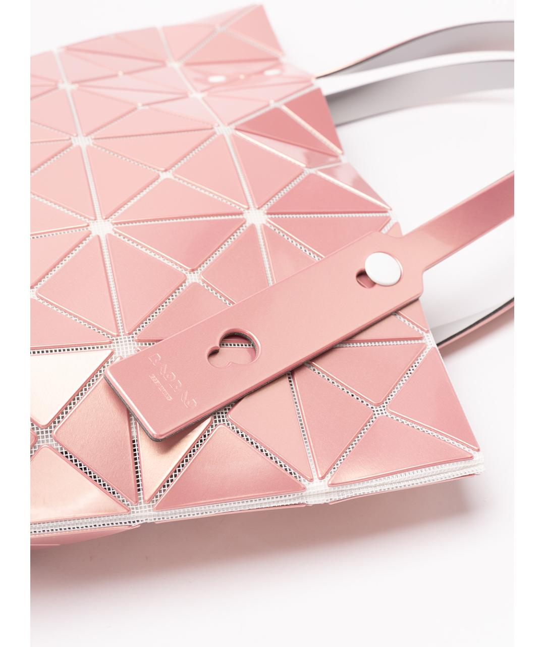 BAO BAO ISSEY MIYAKE Розовая синтетическая сумка тоут, фото 3
