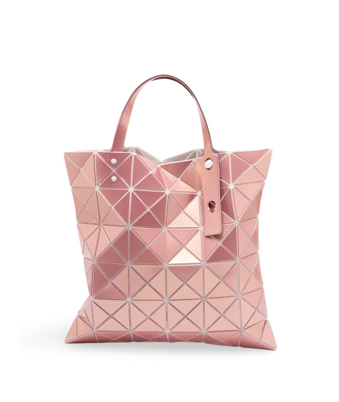 BAO BAO ISSEY MIYAKE Розовая синтетическая сумка тоут, фото 1