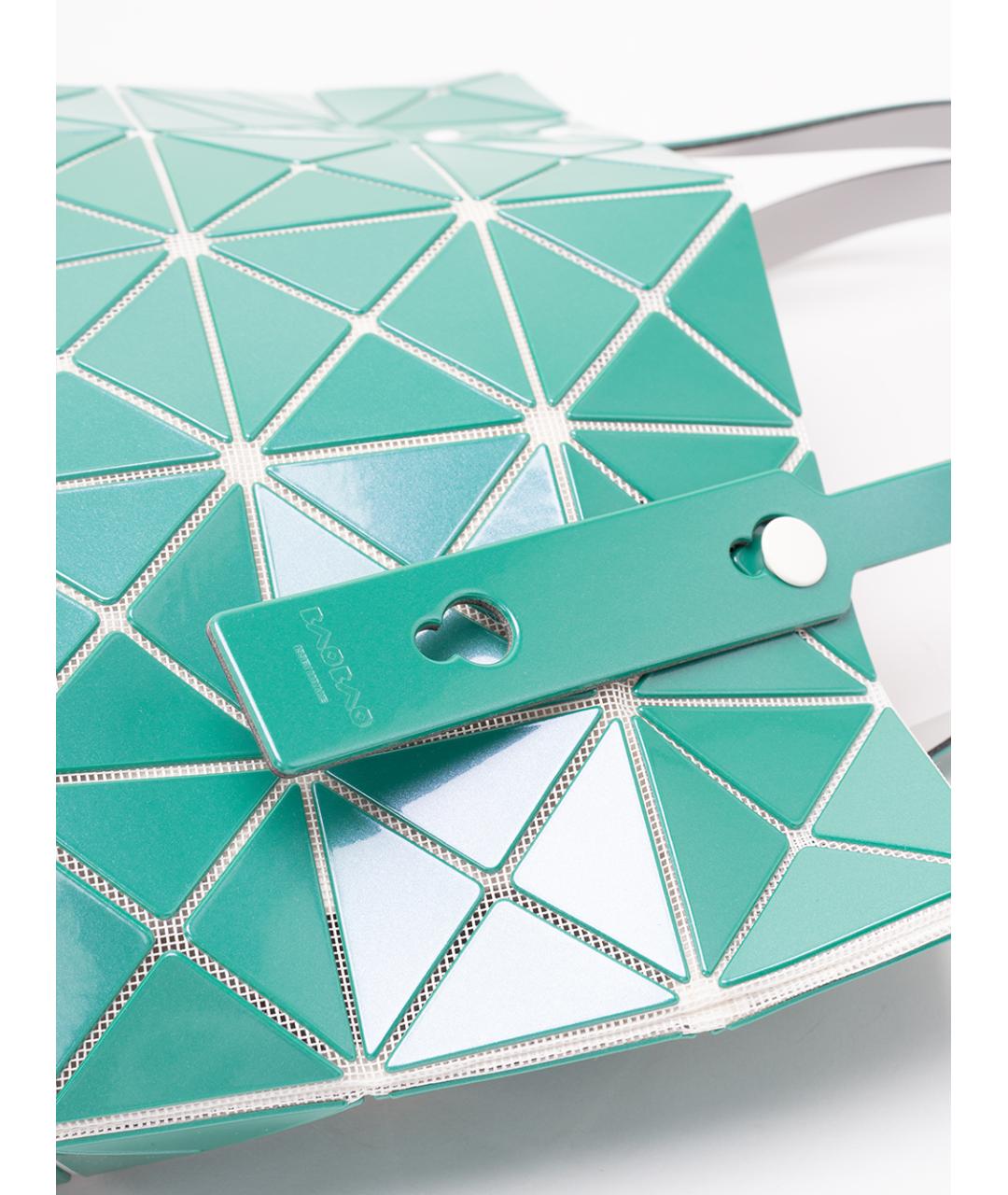 BAO BAO ISSEY MIYAKE Зеленая синтетическая сумка тоут, фото 3
