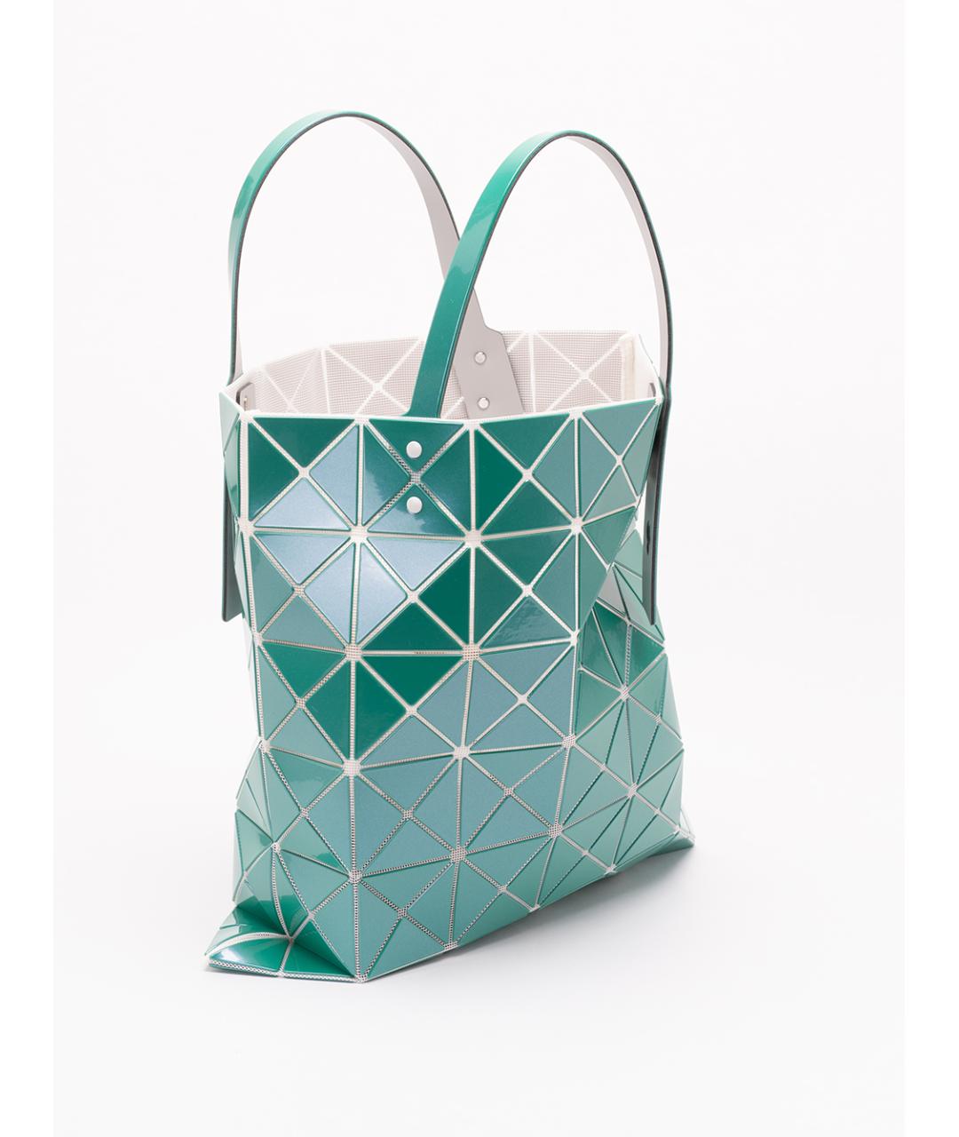 BAO BAO ISSEY MIYAKE Зеленая синтетическая сумка тоут, фото 2