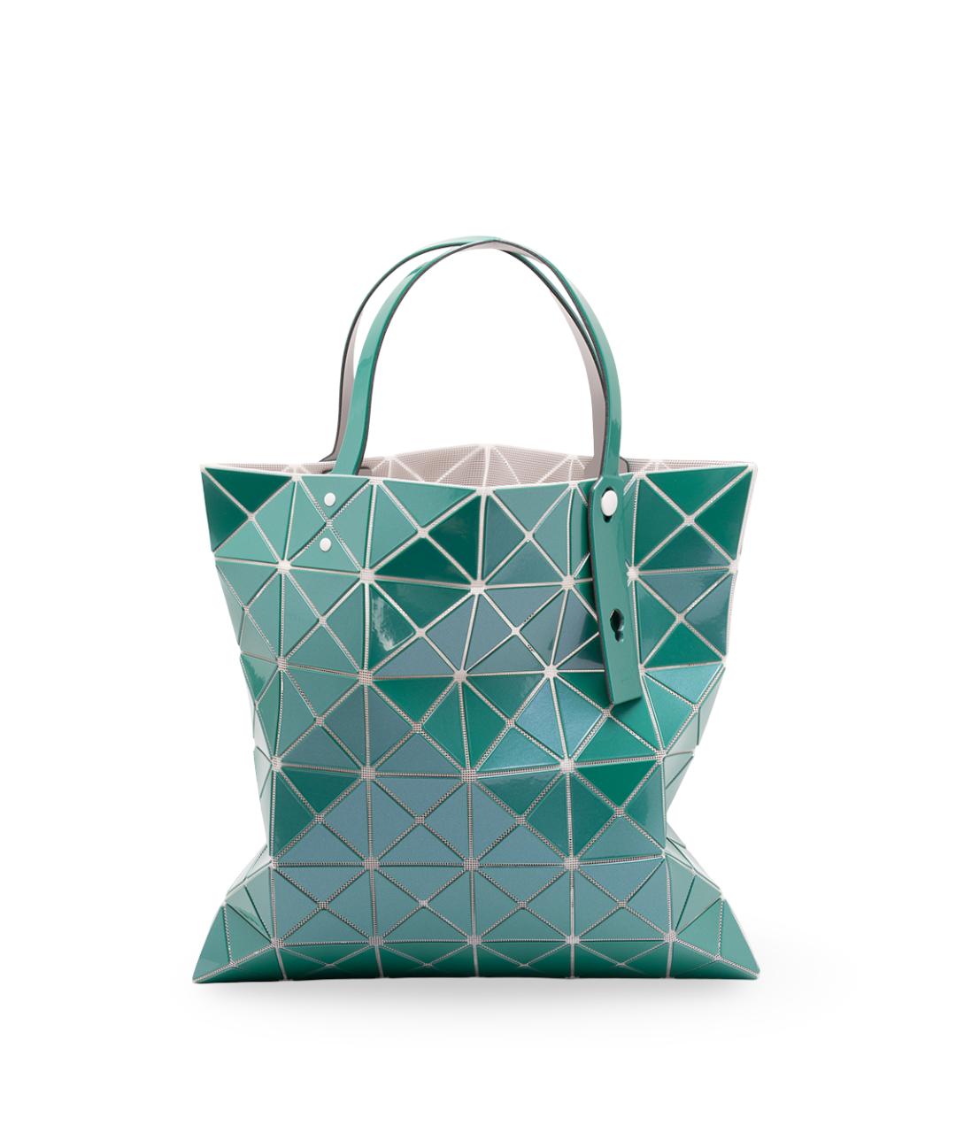 BAO BAO ISSEY MIYAKE Зеленая синтетическая сумка тоут, фото 1