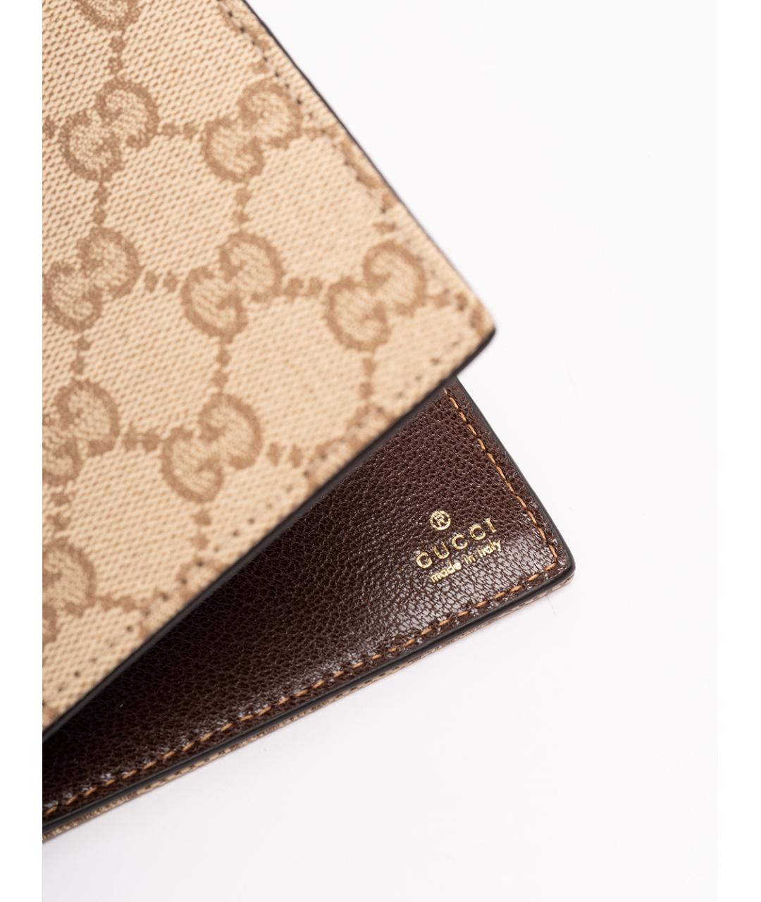 GUCCI Бежевый кошелек, фото 4