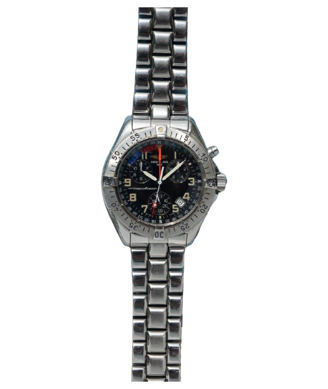 BREITLING Черные стальные часы, фото 1