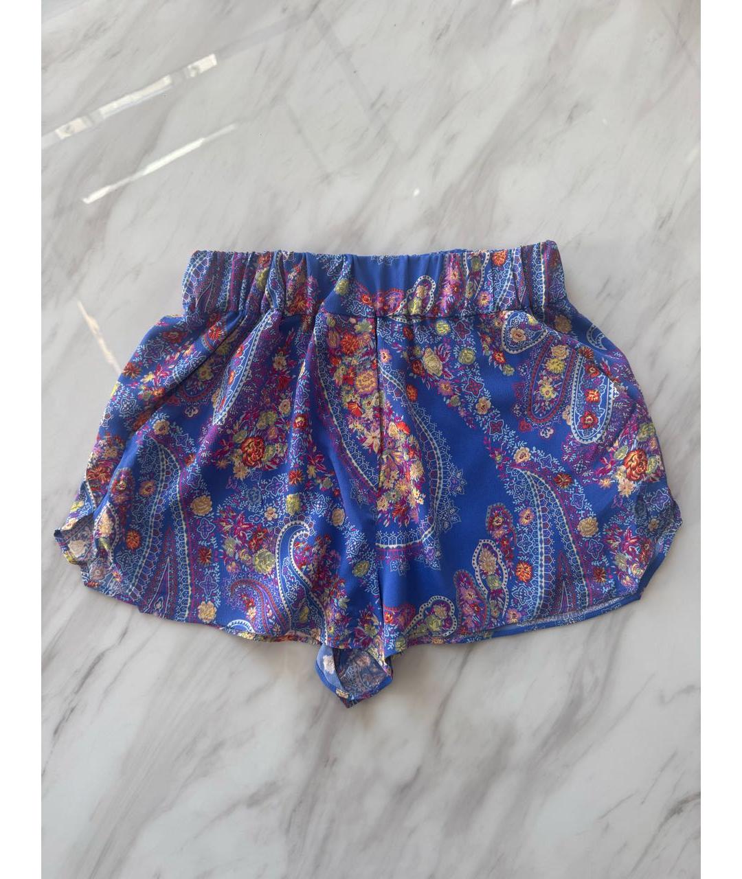 ETRO Фиолетовые шелковые шорты, фото 9