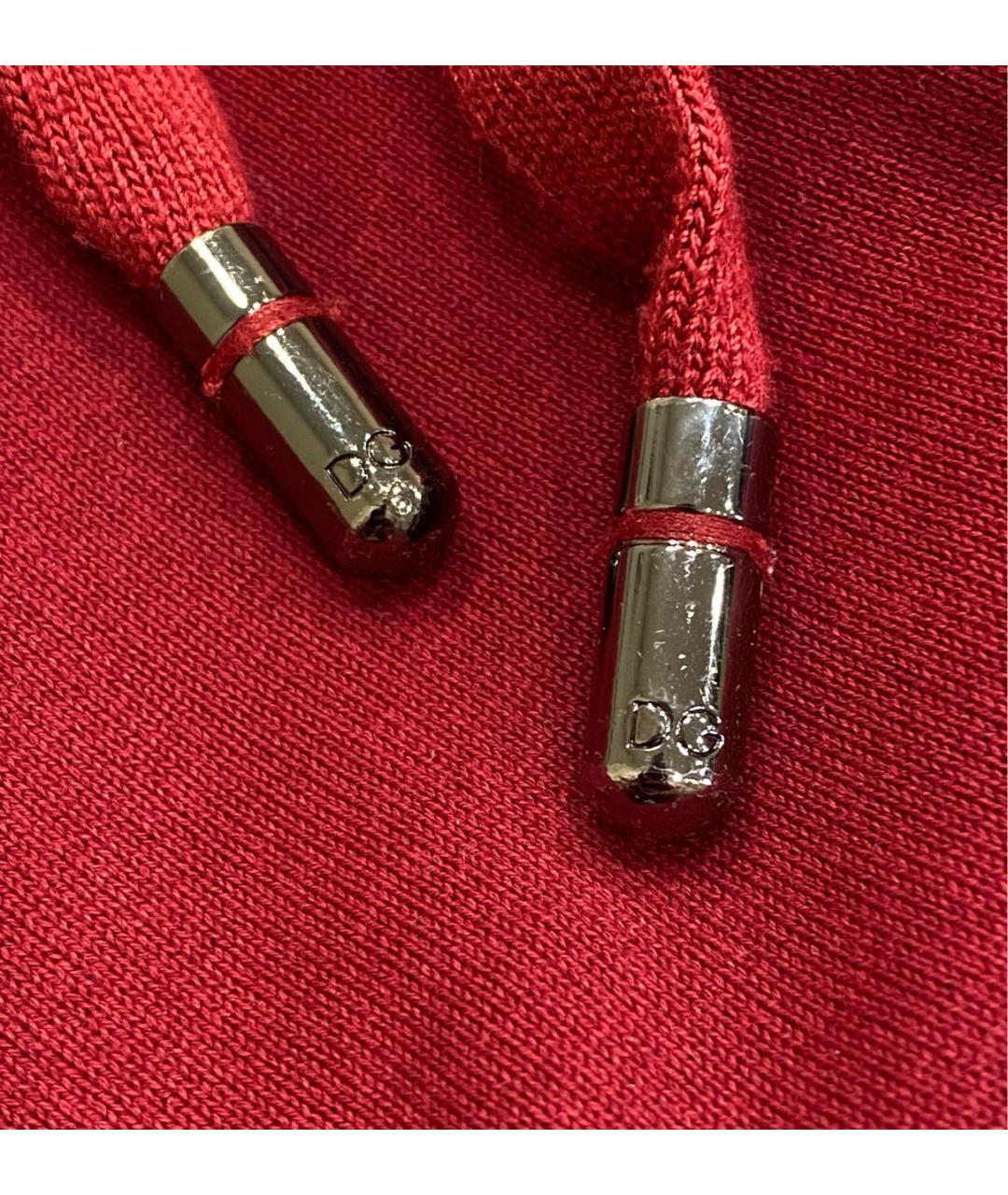 DOLCE&GABBANA Бордовые хлопковые шорты, фото 5