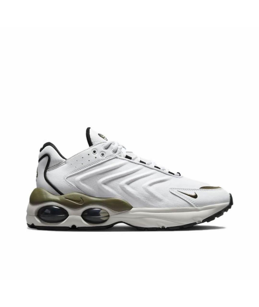 NIKE Белые кожаные низкие кроссовки / кеды, фото 1