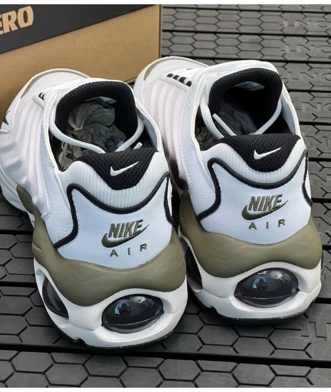 NIKE Белые кожаные низкие кроссовки / кеды, фото 6