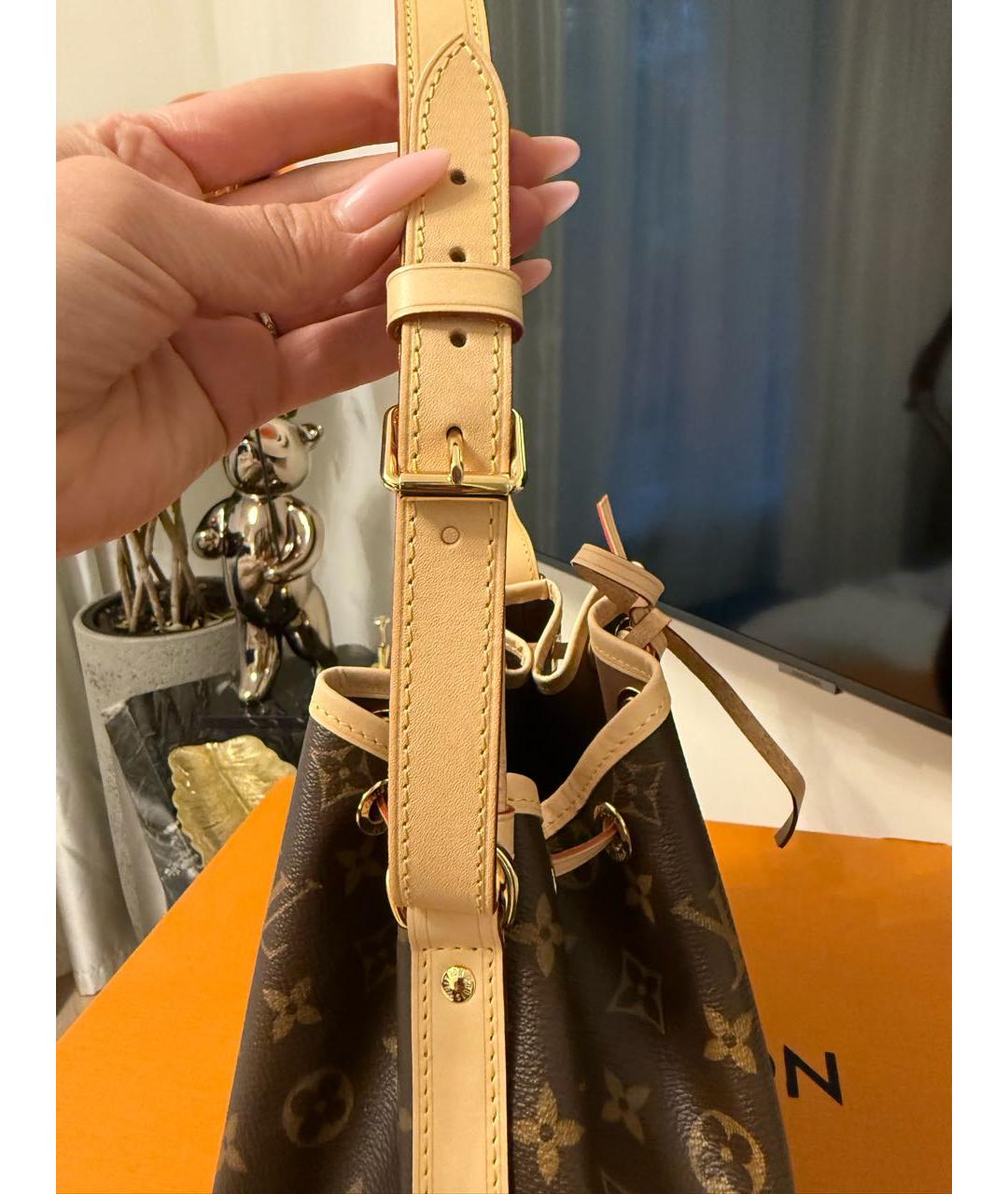 LOUIS VUITTON Коричневая сумка через плечо, фото 8