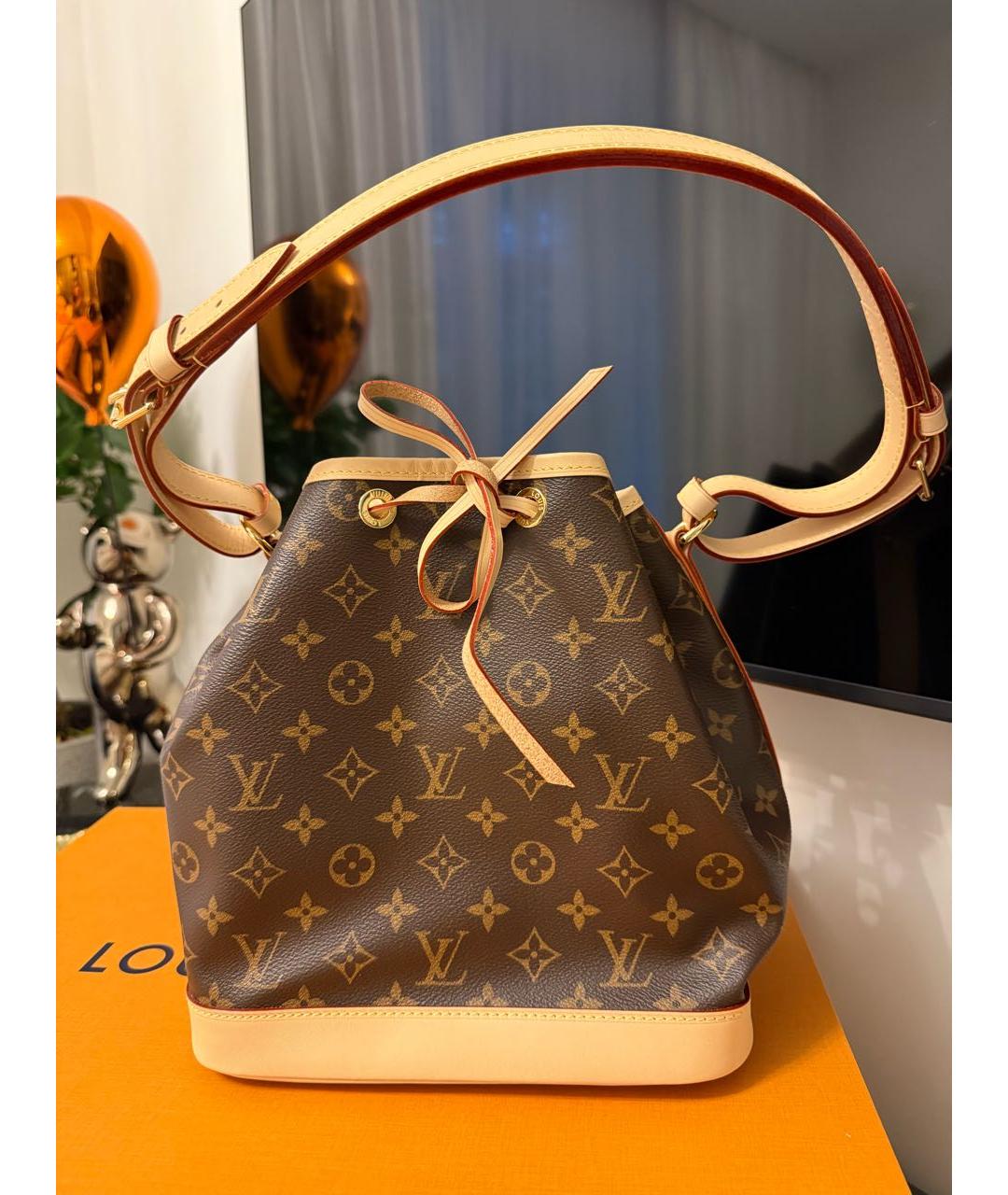 LOUIS VUITTON Коричневая сумка через плечо, фото 9