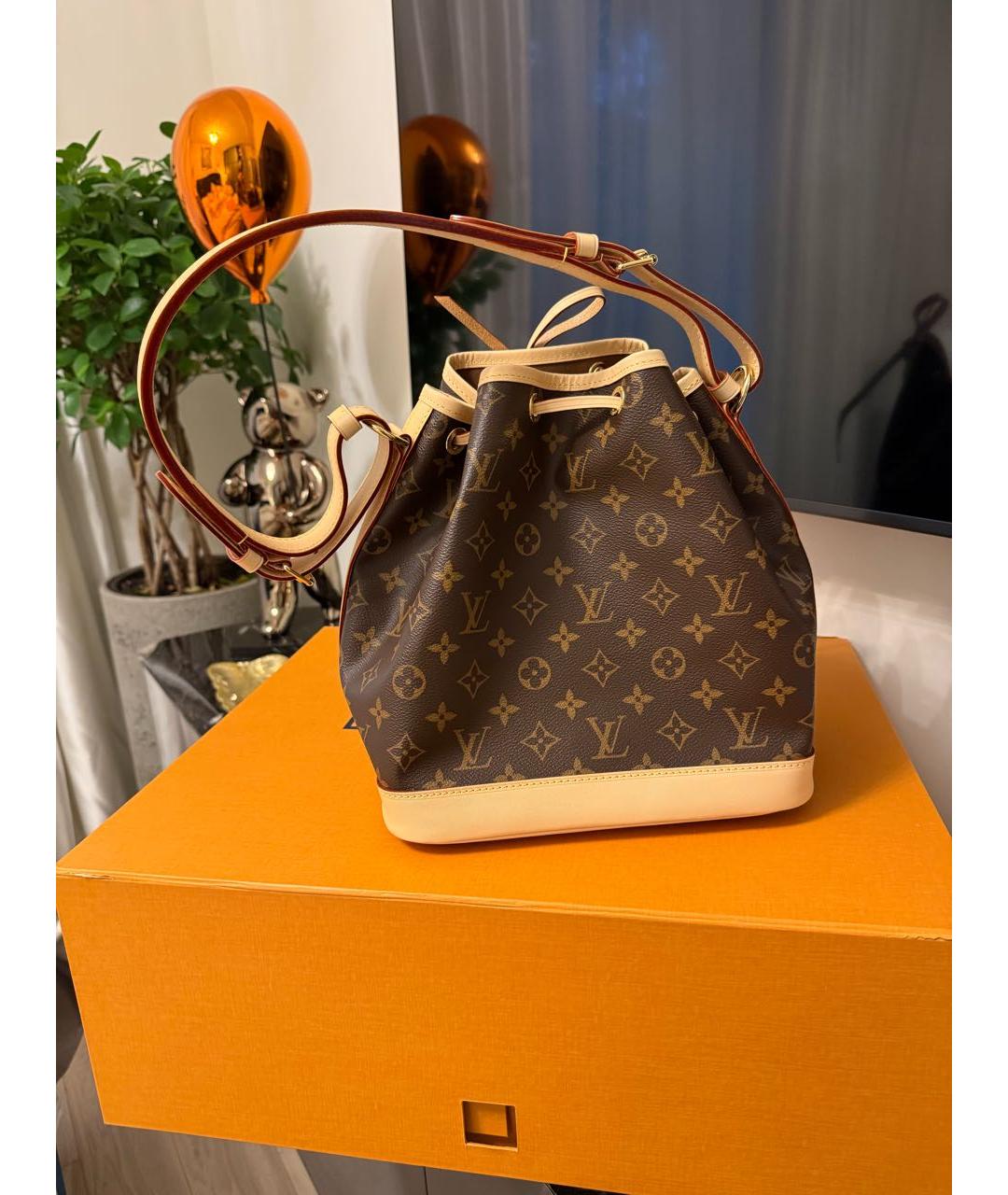 LOUIS VUITTON Коричневая сумка через плечо, фото 3