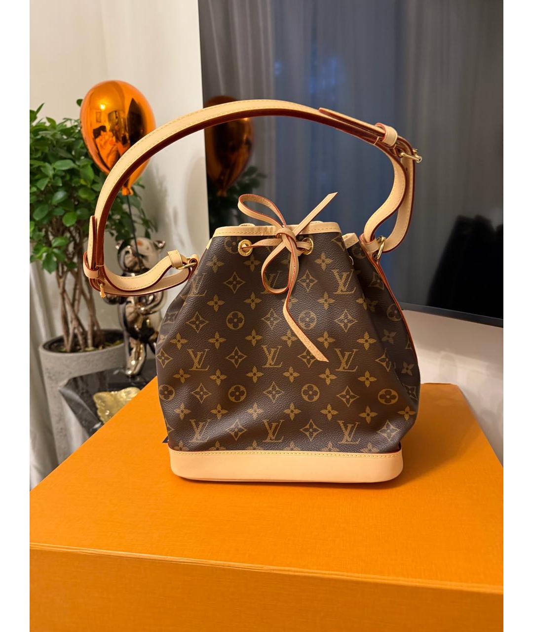 LOUIS VUITTON Коричневая сумка через плечо, фото 5