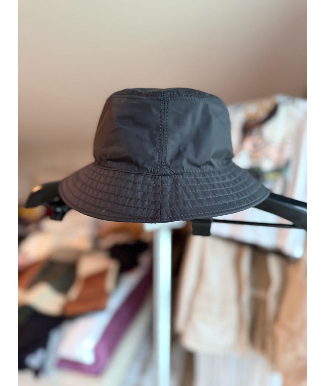 MONCLER Черная шляпа, фото 2