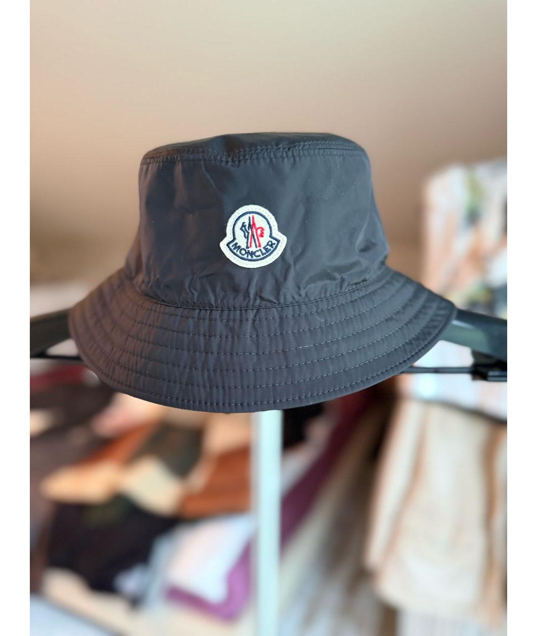 MONCLER Черная шляпа, фото 3