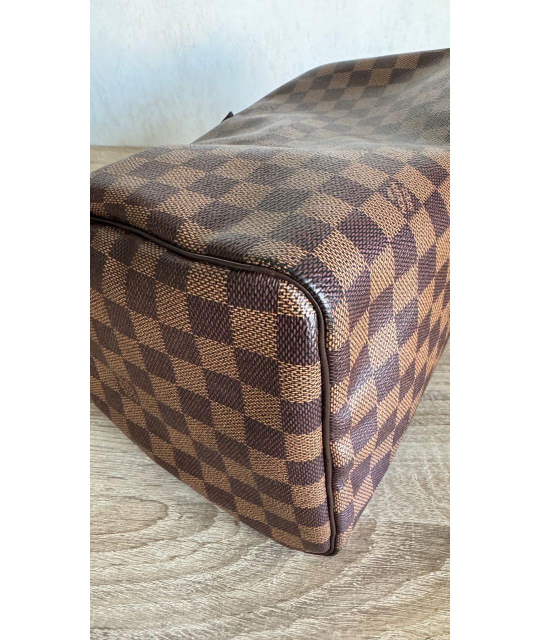 LOUIS VUITTON Коричневая сумка с короткими ручками, фото 4
