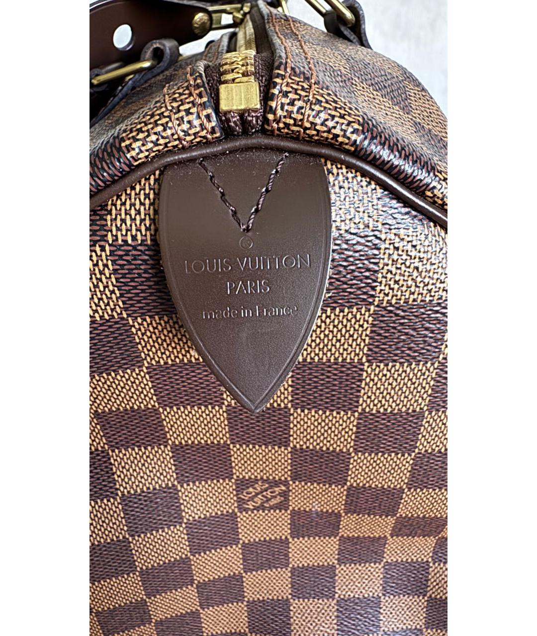 LOUIS VUITTON Коричневая сумка с короткими ручками, фото 8