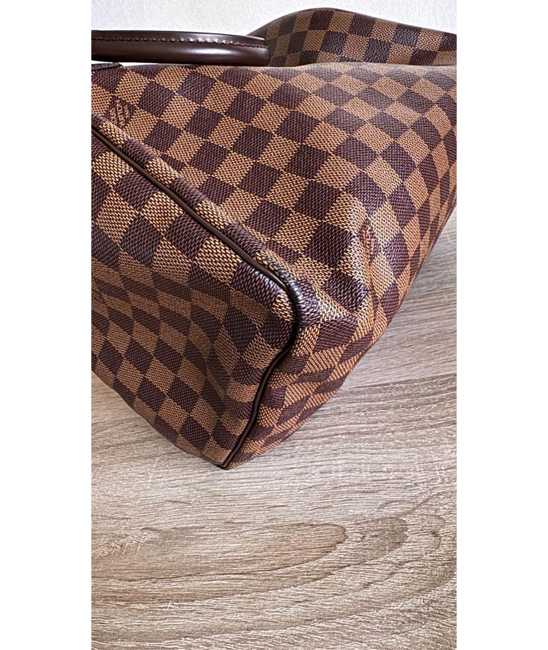 LOUIS VUITTON Коричневая сумка с короткими ручками, фото 6