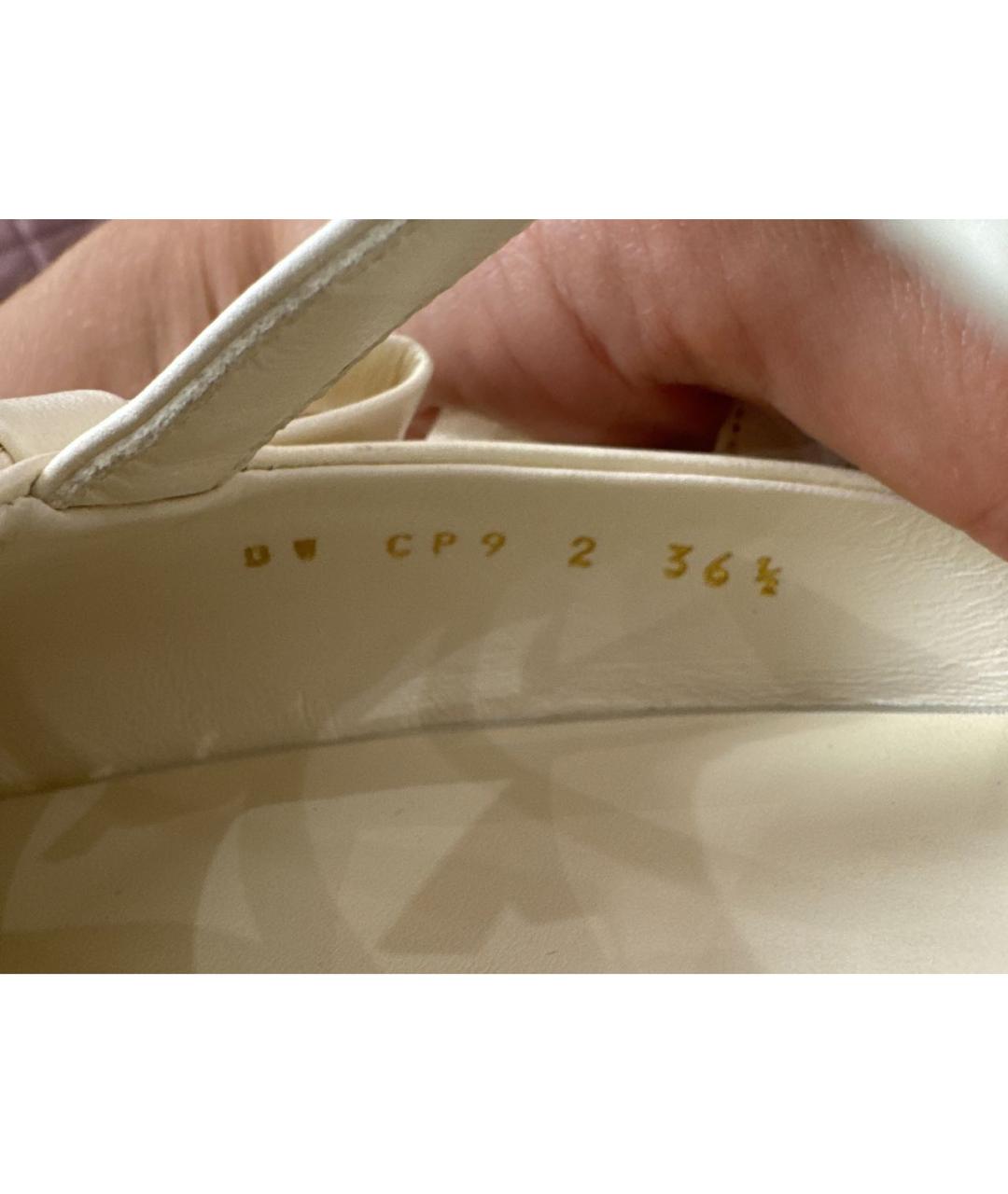 VALENTINO Белые кожаные босоножки, фото 8