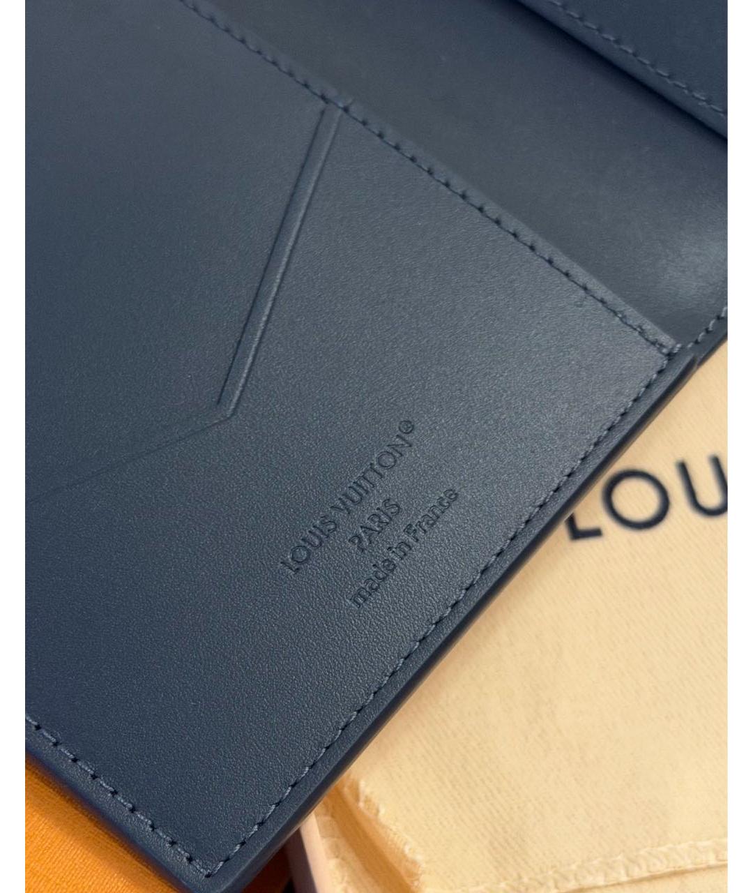 LOUIS VUITTON Темно-синий кардхолдер, фото 4