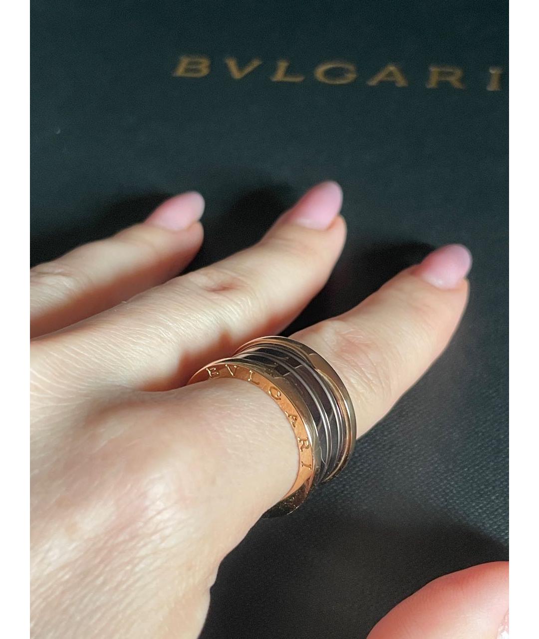 BVLGARI Золотое кольцо из розового золота, фото 7