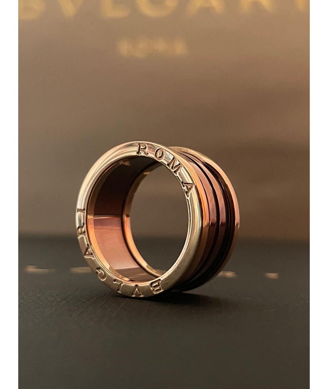 BVLGARI Золотое кольцо из розового золота, фото 8