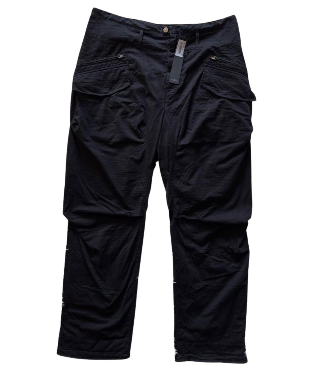 STONE ISLAND SHADOW PROJECT Черные полиамидовые классические брюки, фото 1