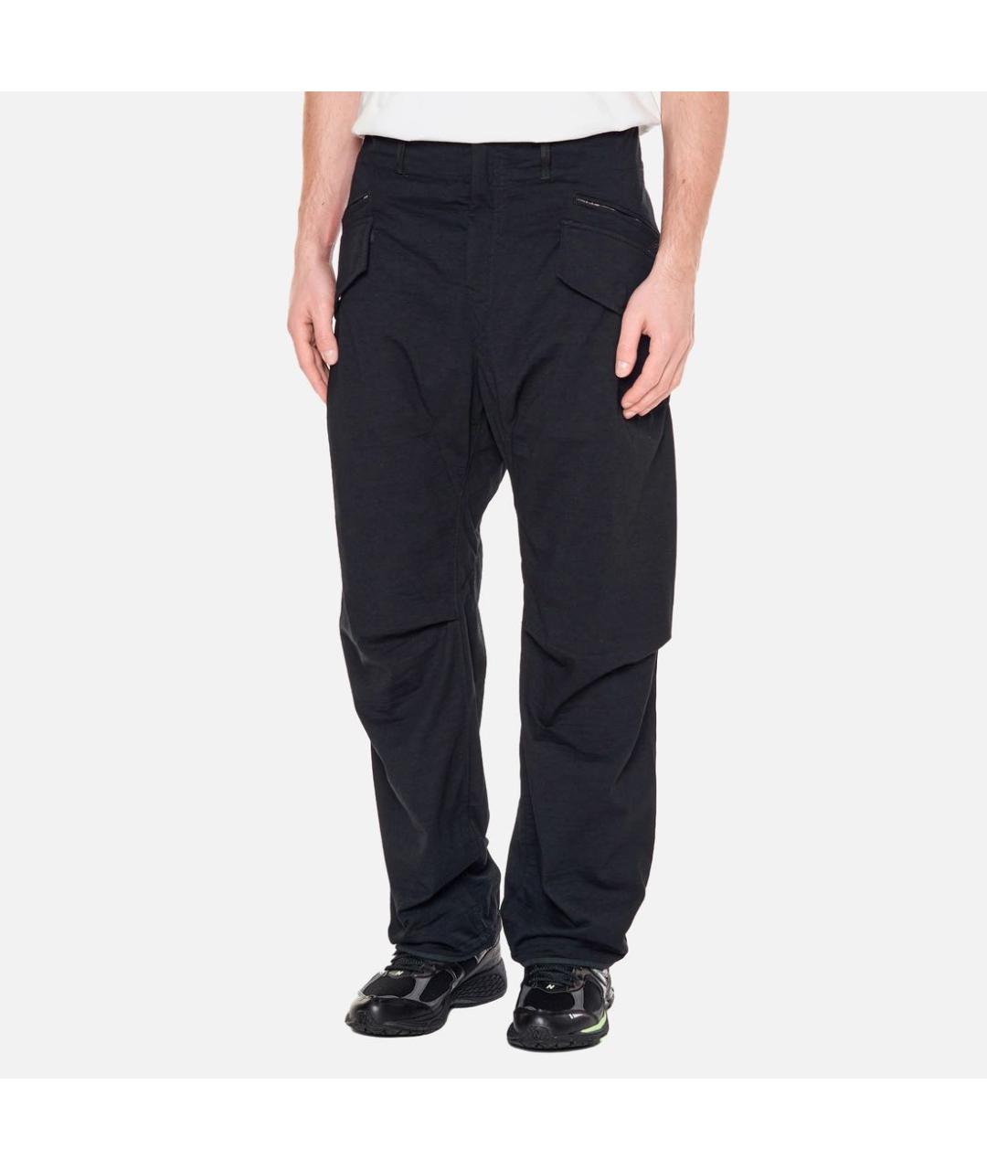 STONE ISLAND SHADOW PROJECT Черные полиамидовые классические брюки, фото 5